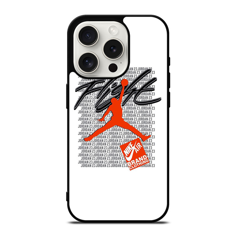AIR JORDAN 23 NIKE FLIGHT LOGO iPhone 15 Pro Case Cover