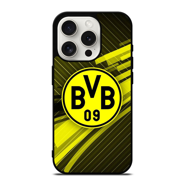 BORUSSIA DORTMUND BVB FOOTLBALL LOGO iPhone 15 Pro Case Cover