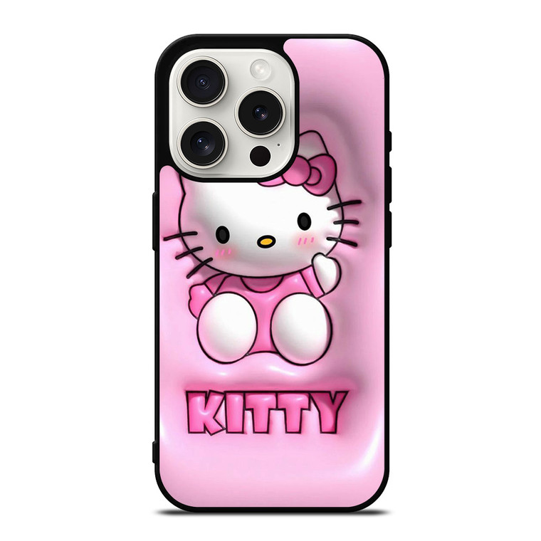 CUTE PINK HELLO KITTY iPhone 15 Pro Case Cover