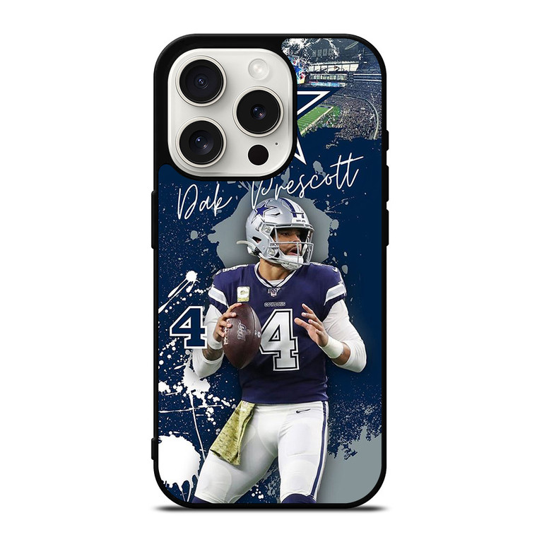 DAK PRESCOTT DALLAS COWBOYS FOOTBALL iPhone 15 Pro Case Cover