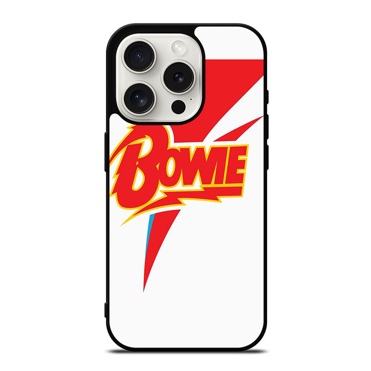 DAVID BOWIE LIGHTNING LOGO iPhone 15 Pro Case Cover