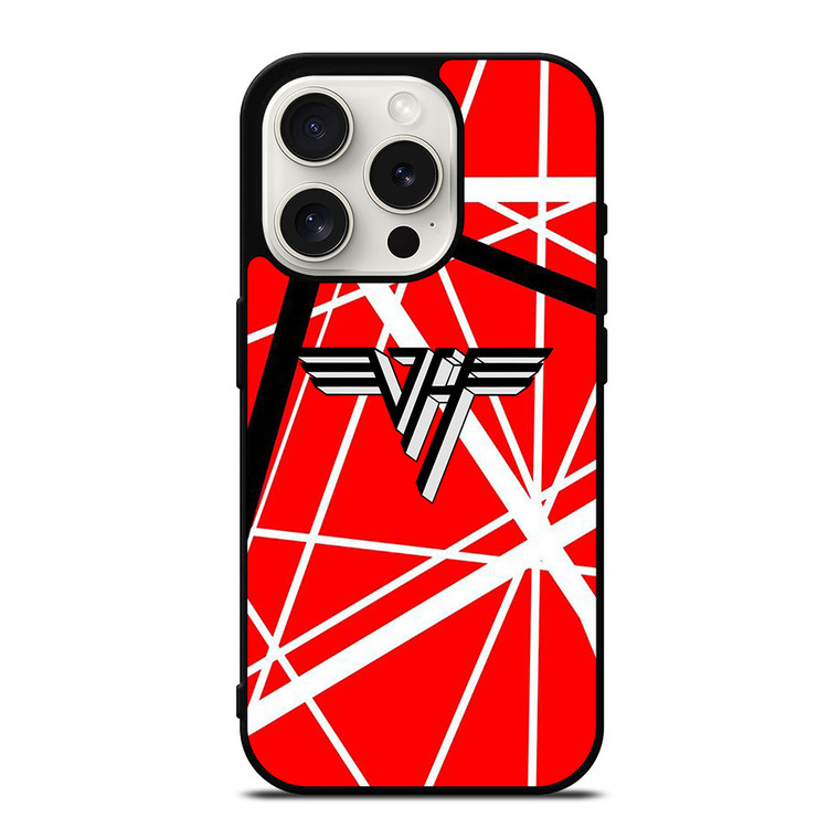 EDDIE VAN HALEN LOGO GUITAR iPhone 15 Pro Case Cover