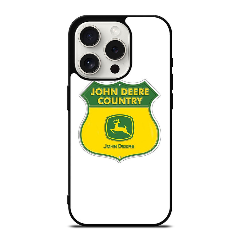 JOHN DEER COUNTRY TRACTOR LOGO iPhone 15 Pro Case Cover