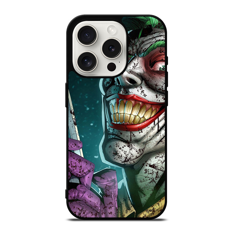 JOKER WITH CROWBAR DC BATMAN CARTOON iPhone 15 Pro Case Cover