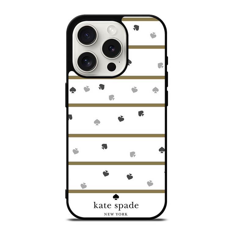 KATE SPADE NEW YORK LOGO ICONS iPhone 15 Pro Case Cover