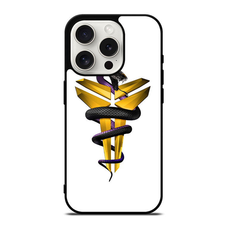KOBE BRYANT BLACK MAMBA ICON iPhone 15 Pro Case Cover