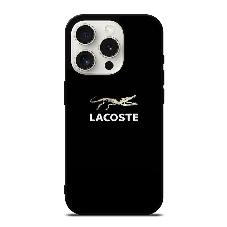 LACOSTE LOGO SKULL iPhone 15 Pro Case Cover