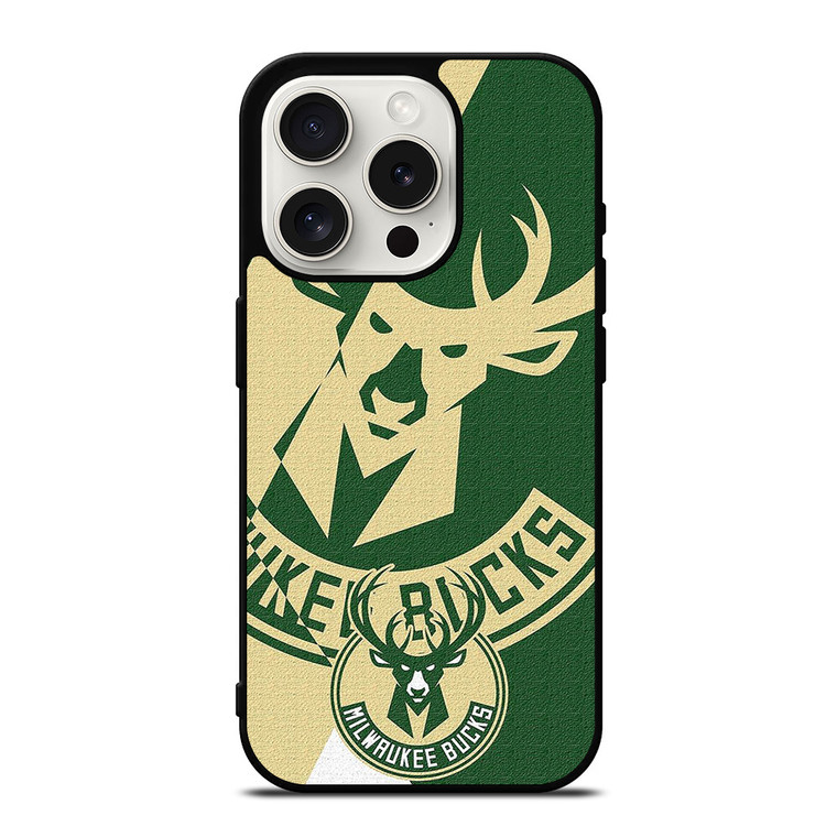 MILWAUKEE BUCKS LOGO BASEBALL TEAM ICON iPhone 15 Pro Case Cover
