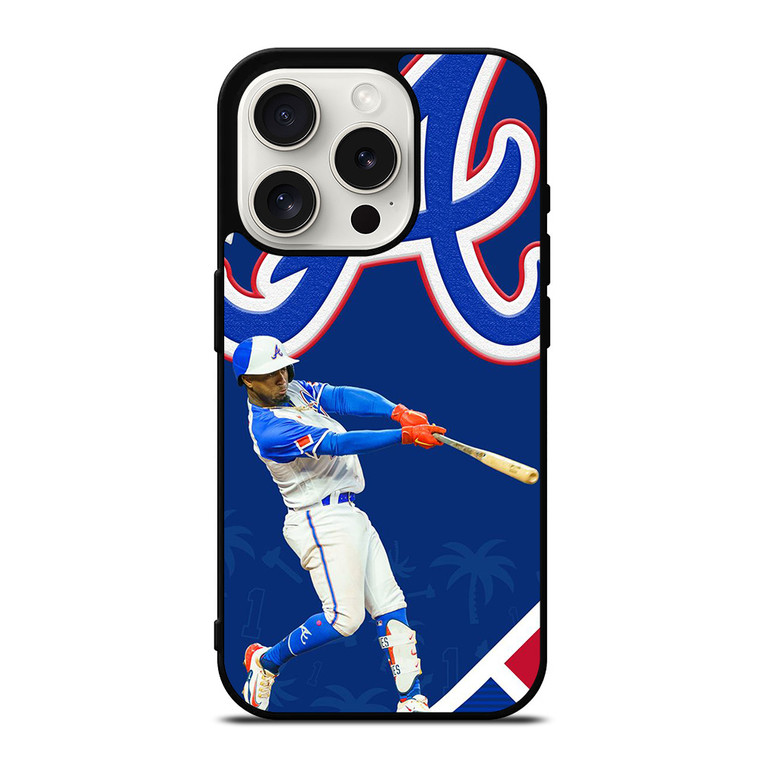 OZZIE ALBIES ATLANTA BRAVES iPhone 15 Pro Case Cover