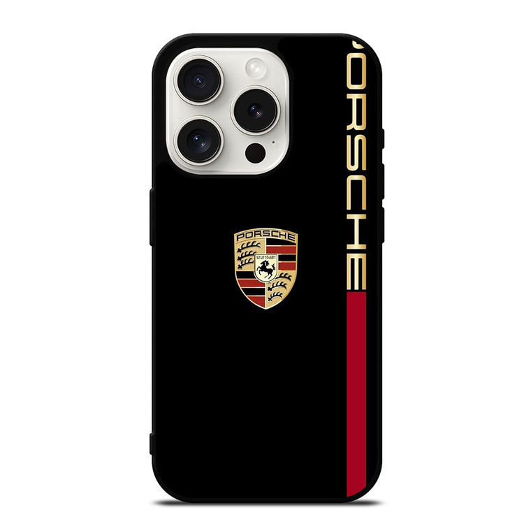 PORSCHE CAR LOGO STUTTGART iPhone 15 Pro Case Cover