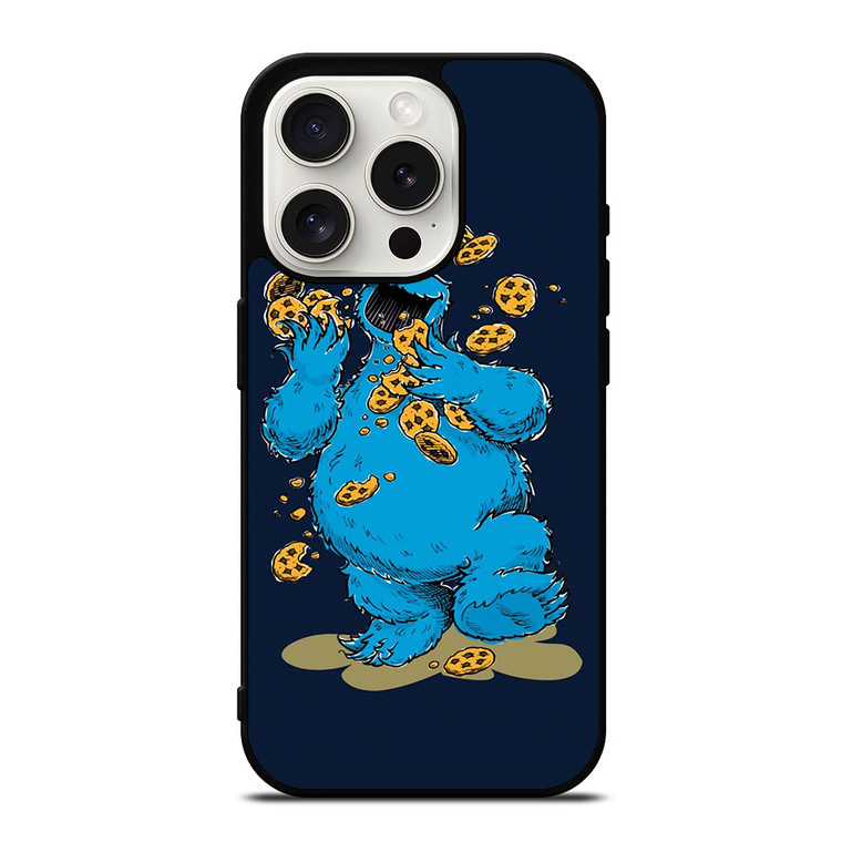 SESAME STREET COOKIE MONSTER iPhone 15 Pro Case Cover
