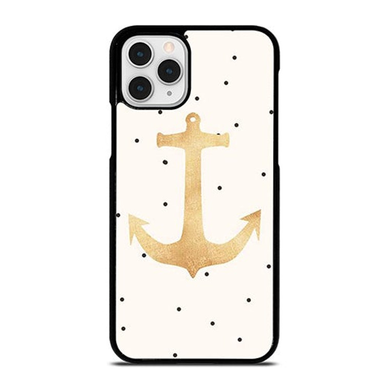 NAUTICAL ANCHOR POLKADOT iPhone 11 Pro Case Cover