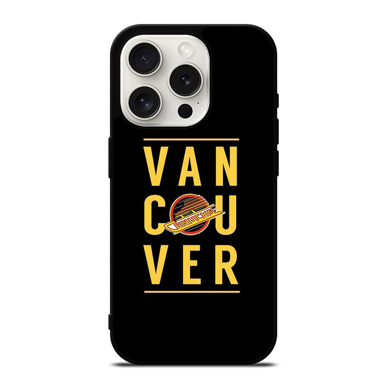 VANCOUVER CANUCKS HOCKEY ICON iPhone 15 Pro Case Cover VANCOUVER CANUCKS HOCKEY ICON iPhone 15 Pro Case Cover
