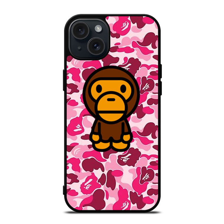 BABY MILO BAPE CAMO iPhone 15 Plus Case Cover