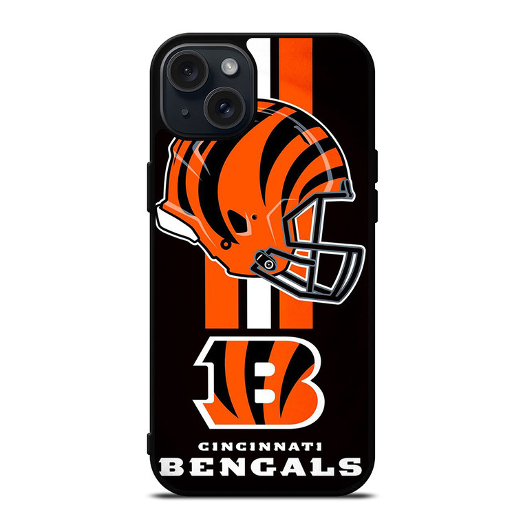 CINCINNATI BENGALS NFL FOOTBALL TEAM LOGO iPhone 15 Plus Case Cover