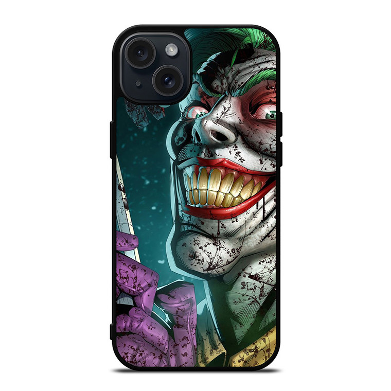 JOKER WITH CROWBAR DC BATMAN CARTOON iPhone 15 Plus Case Cover