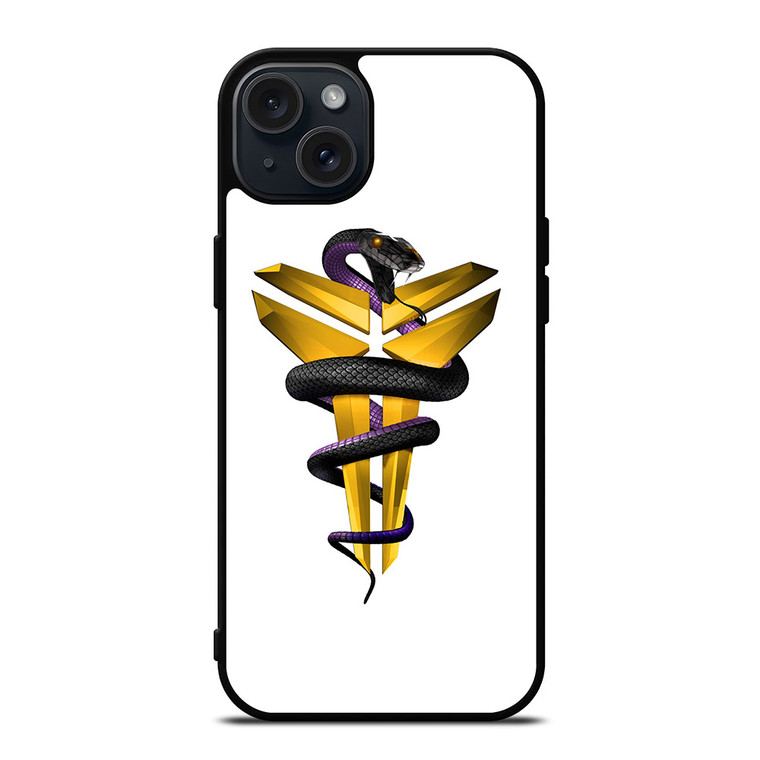 KOBE BRYANT BLACK MAMBA ICON iPhone 15 Plus Case Cover