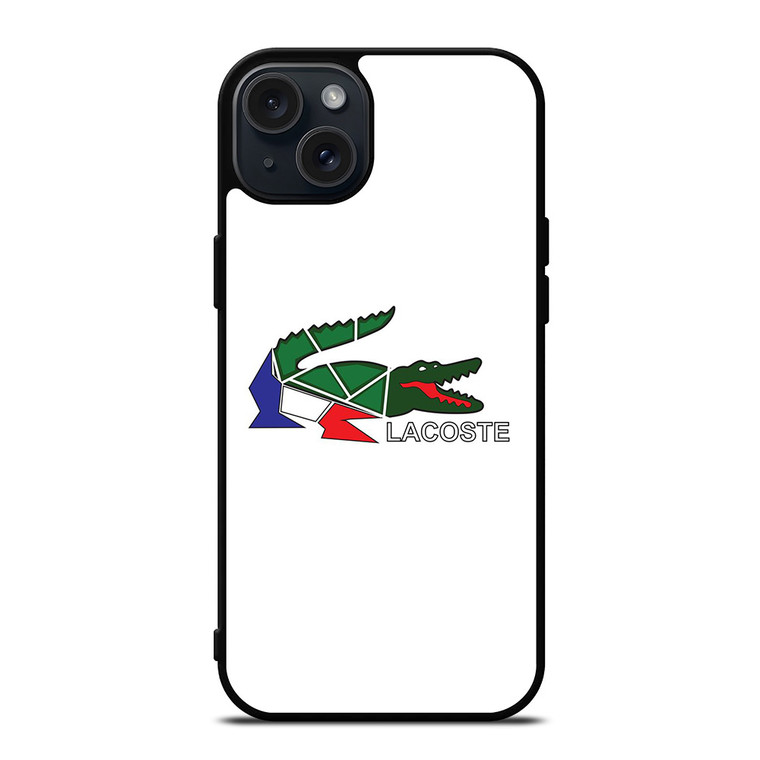 LACOSTE LOGO MOZAIC iPhone 15 Plus Case Cover