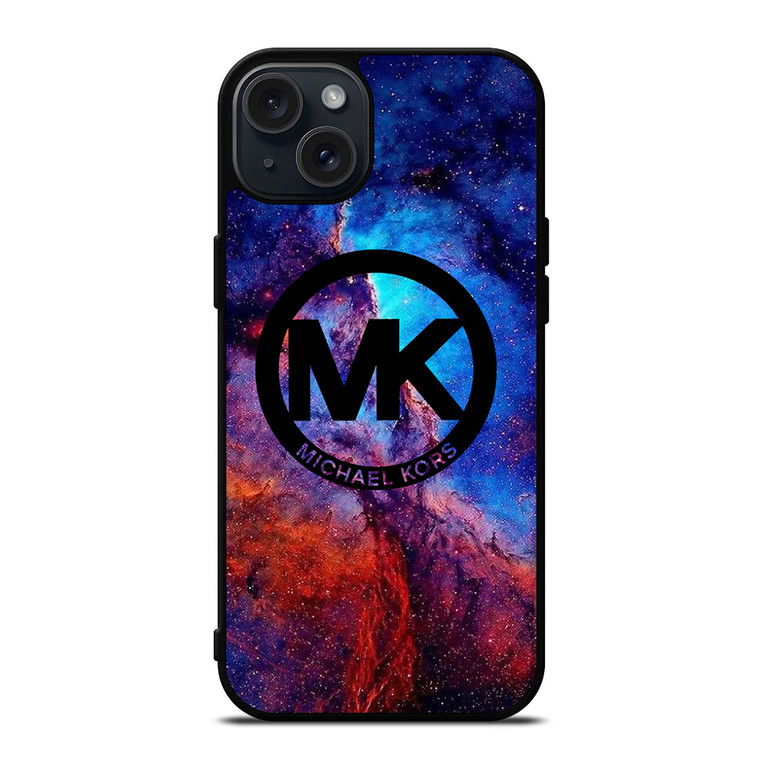 MICHAEL KORS MK LOGO NEBULA iPhone 15 Plus Case Cover