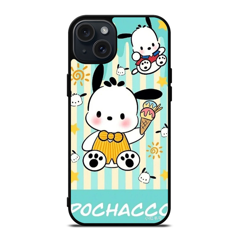 POCHACCO DOG ICE CREAM iPhone 15 Plus Case Cover