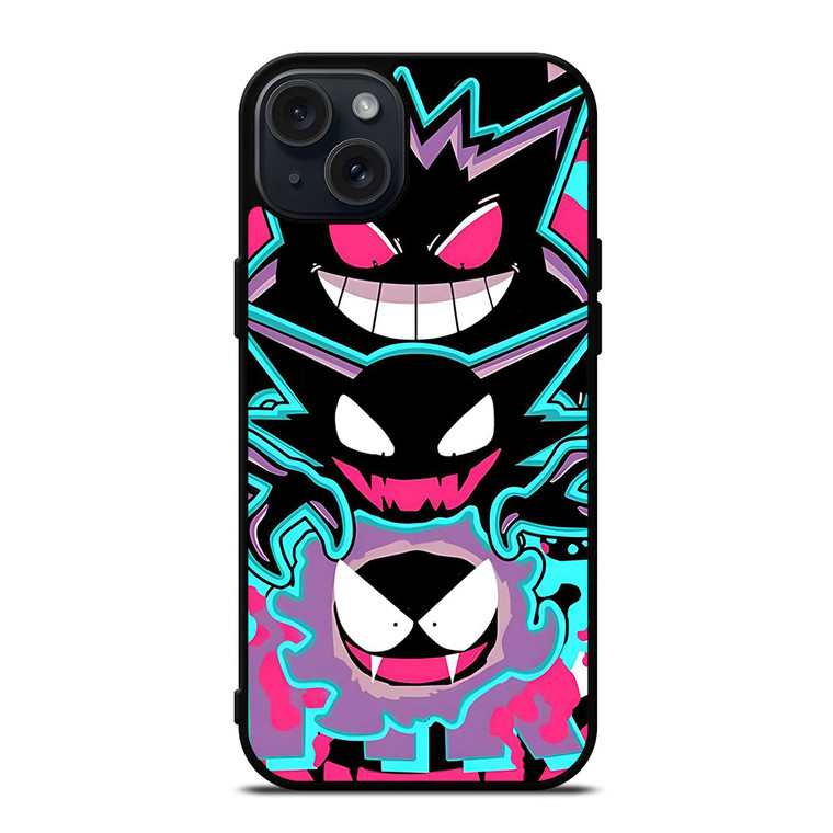 POKEMON GENGAR CUTE POCKET MONSTER iPhone 15 Plus Case Cover