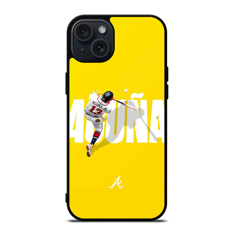 RONALD ACUNA JR ATLANTA BRAVES 13 iPhone 15 Plus Case Cover