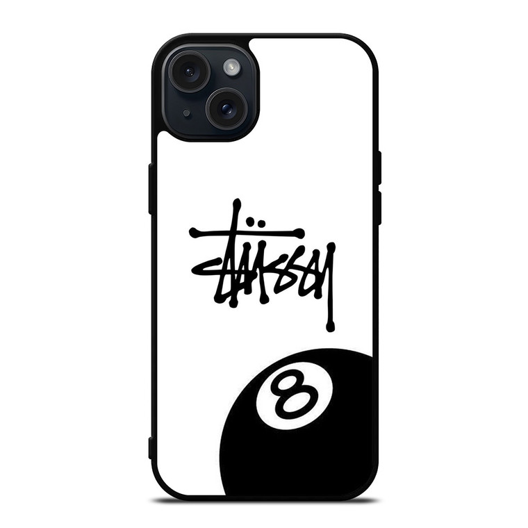 STUSSY 8 BILLIARD BALL iPhone 15 Plus Case Cover