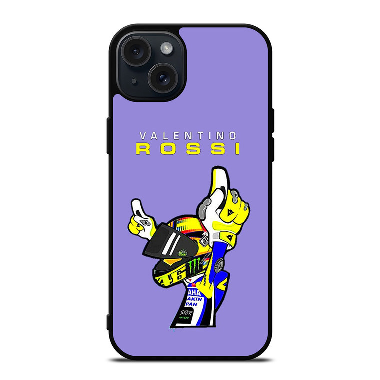 VALENTINO ROSSI THE DOCTOR 46 KAWAII iPhone 15 Plus Case Cover VALENTINO ROSSI THE DOCTOR 46 KAWAII iPhone 15 Plus Case Cover