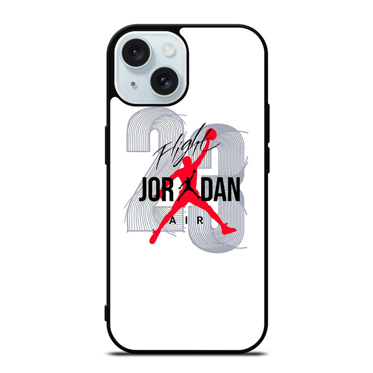 AIR JORDAN NIKE 23 FLIGHT LOGO iPhone 15 Case Cover
