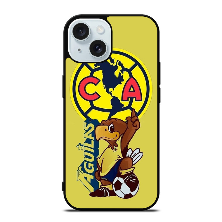 CLUB AMERICA AGUILAS FOOTBALL CLUB MASCOT iPhone 15 Case Cover CLUB AMERICA AGUILAS FOOTBALL CLUB MASCOT iPhone 15 Case Cover