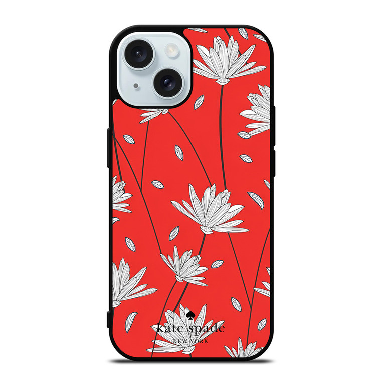 COACH NEW YORK LOGO DAISY FLOWER iPhone 15 Case Cover