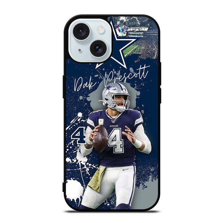 DAK PRESCOTT DALLAS COWBOYS FOOTBALL iPhone 15 Case Cover