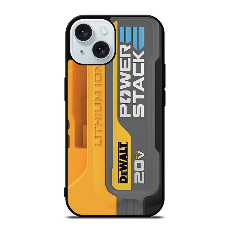 DEWALT TOOL COMPACT BATTERY iPhone 15 Case Cover
