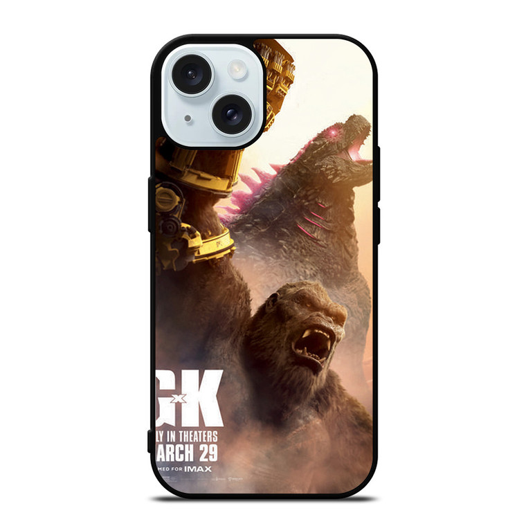 GODZILA X KONG MOVIE UNITE iPhone 15 Case Cover