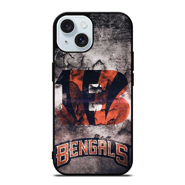 LOGO CINCINNATI BENGALS NFL FOOTBALL TEAM iPhone 15 Case Cover