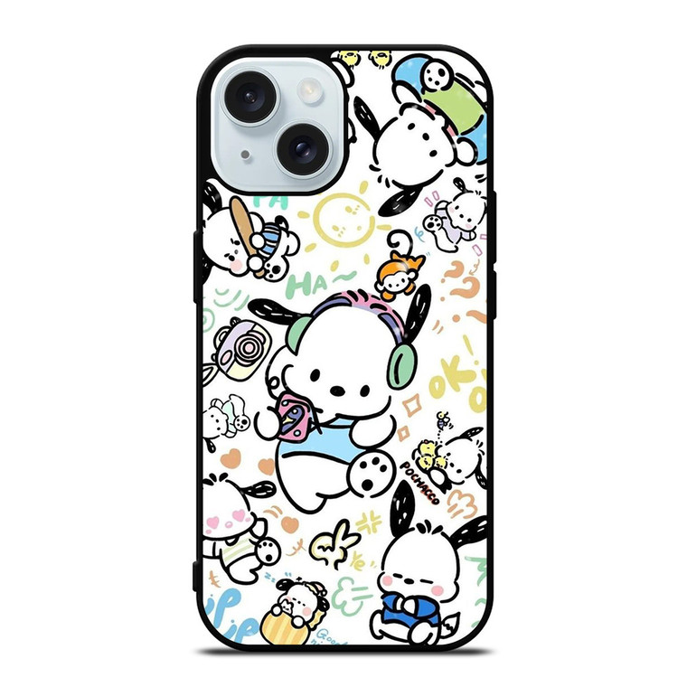 POCHACCO DOG CARTOON OK iPhone 15 Case Cover