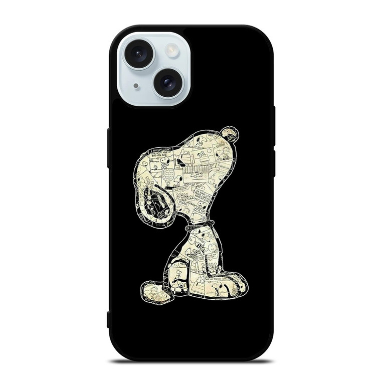 SNOOPY DOG THE PEANUTS CARTOON iPhone 15 Case Cover