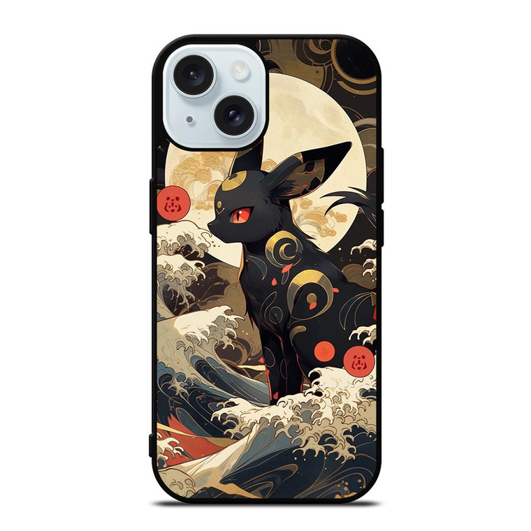 UMBREON POKEMON POCKET MONSTERS ART iPhone 15 Case Cover