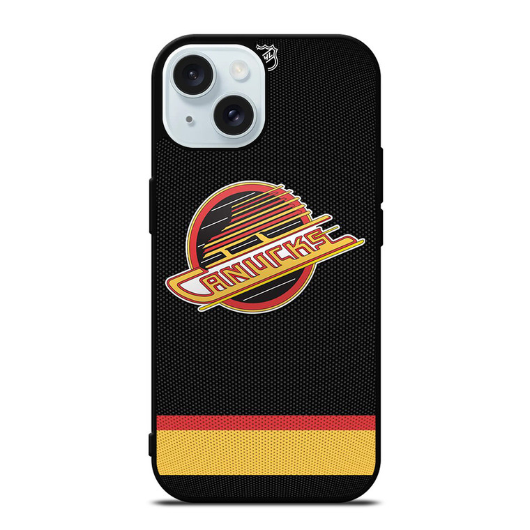 VANCOUVER CANUCKS HOCKEY LOGO NHL iPhone 15 Case Cover VANCOUVER CANUCKS HOCKEY LOGO NHL iPhone 15 Case Cover