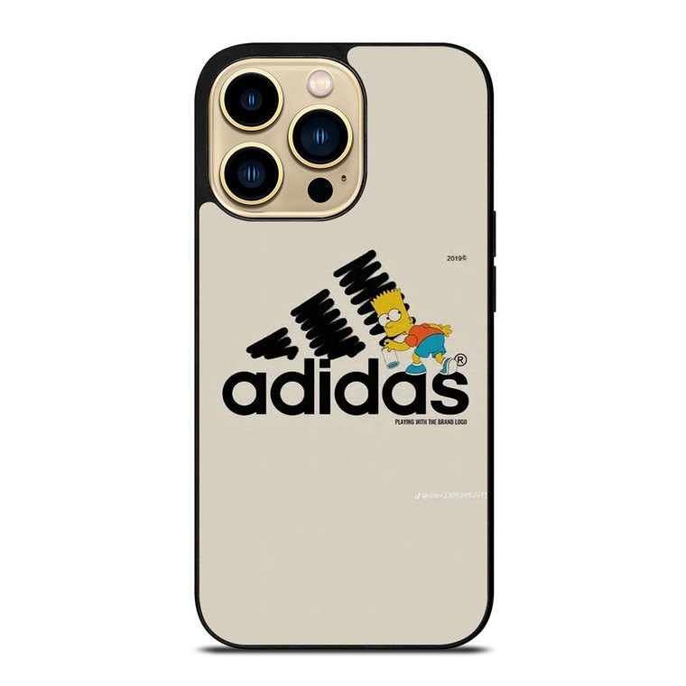 ADIDAS LOGO BART SIMPSONS iPhone 14 Pro Max Case Cover