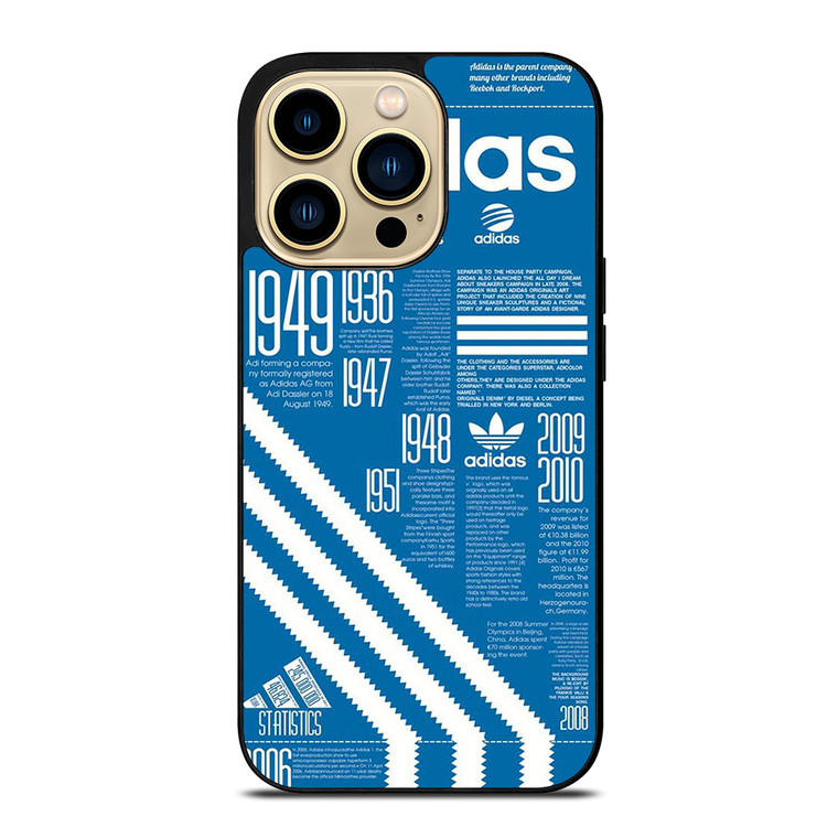 ADIDAS SHOES LOGO BLUE iPhone 14 Pro Max Case Cover