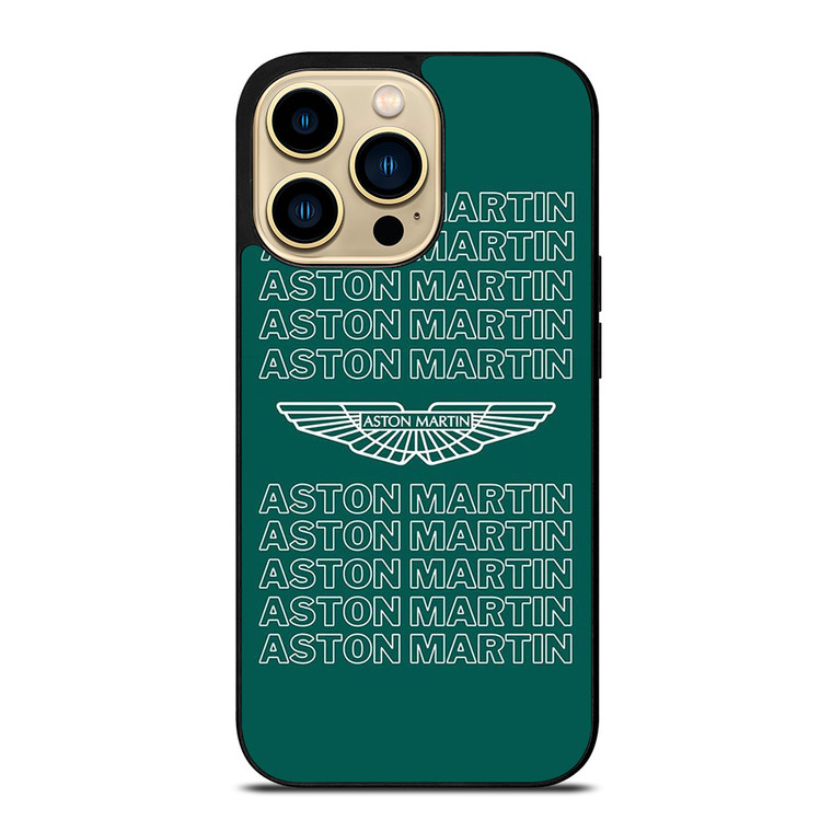 ASTON CAR LOGO GREEN iPhone 14 Pro Max Case Cover