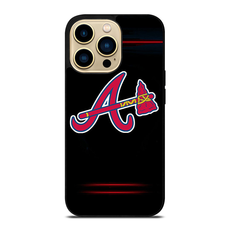 ATLANTA BRAVES ICON BASEBALL TEAM iPhone 14 Pro Max Case Cover