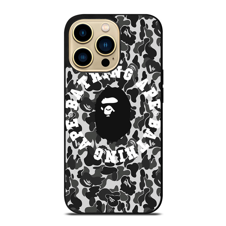 BAPE THING APE CAMO iPhone 14 Pro Max Case Cover