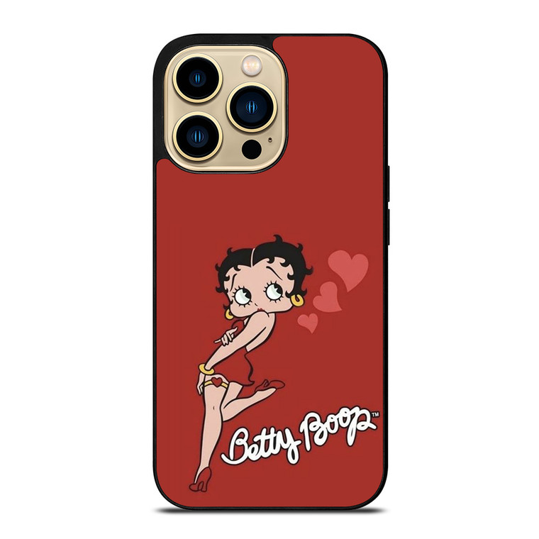 BETTY BOOP CARTOON LOVE iPhone 14 Pro Max Case Cover