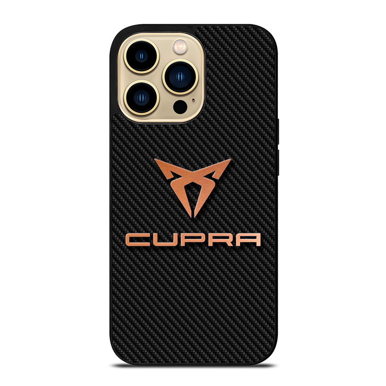 CUPRA CAR LOGO CARBON iPhone 14 Pro Max Case Cover