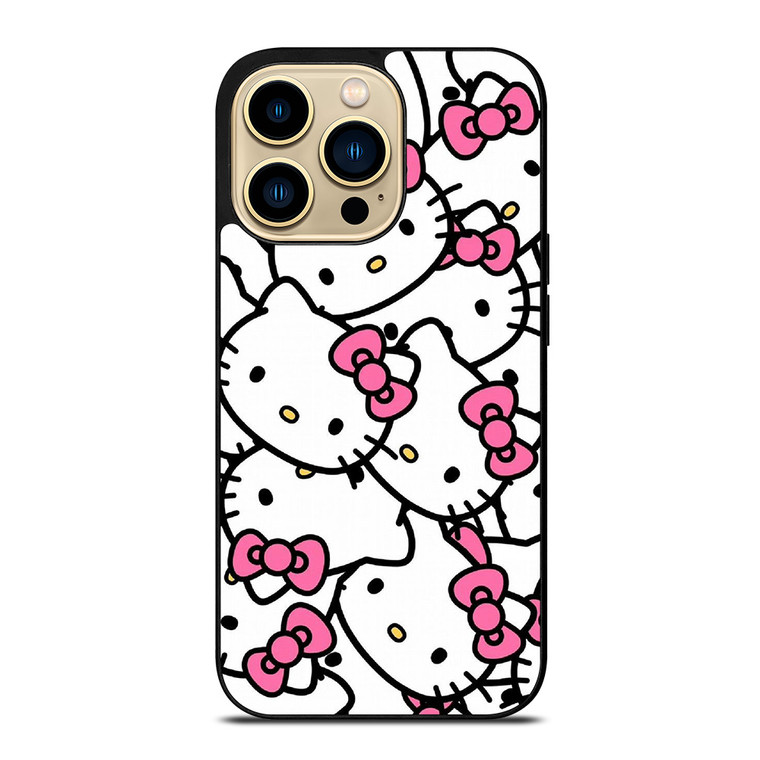 HELLO KITTY FACE COLLAGE iPhone 14 Pro Max Case Cover