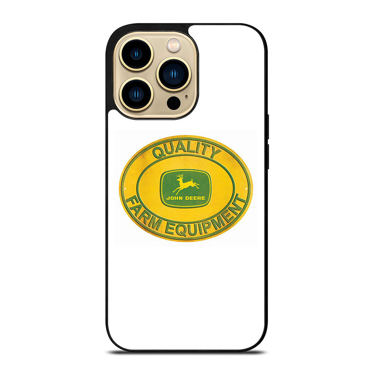 JOHN DEERE TRACTOR LOGO FARM EQUIPMENT iPhone 14 Pro Max Case Cover