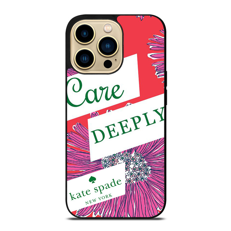 KATE SPADE NEW YORK CARE DEEPLY iPhone 14 Pro Max Case Cover