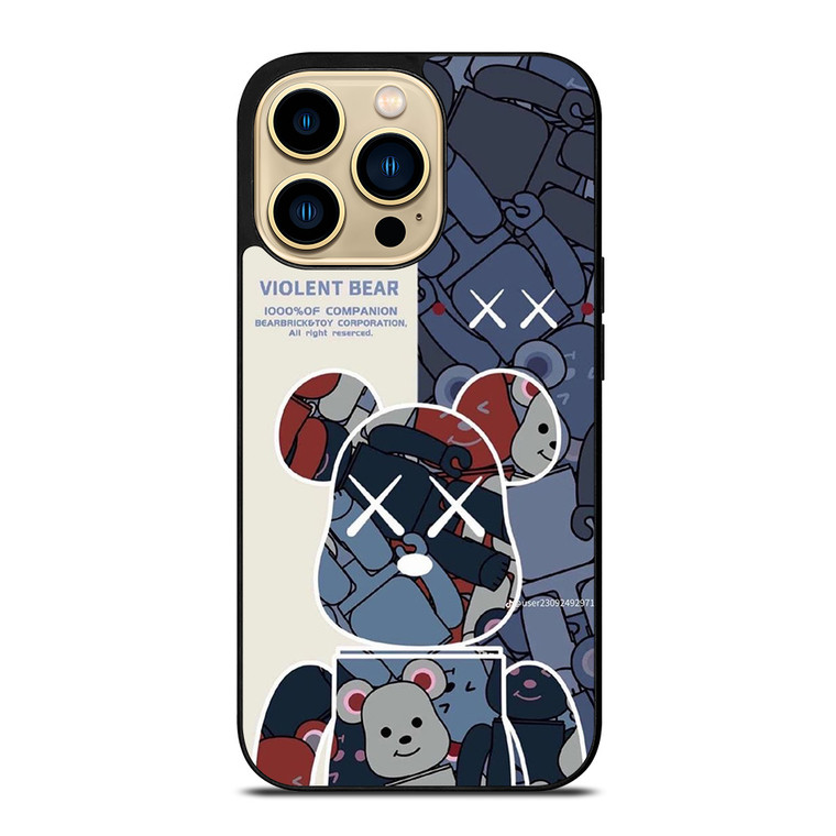 KAWS VIOLENT BEAR iPhone 14 Pro Max Case Cover